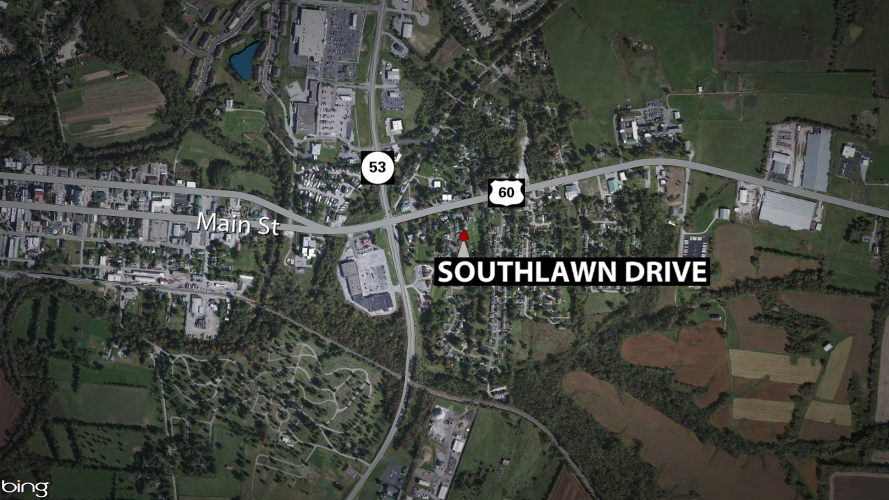 Southlawn Drive shooting map